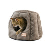 Cat Bed,Gray And Silver