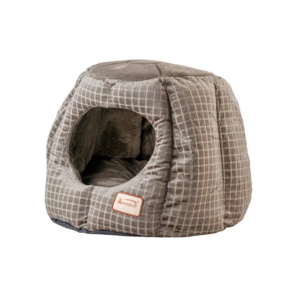 Cat Bed,Gray And Silver
