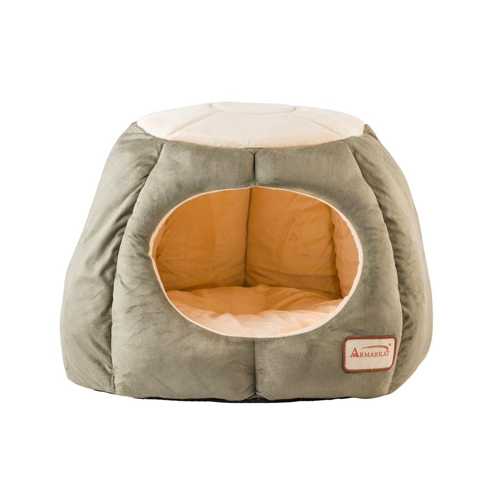 Cat Bed,Gray And Silver