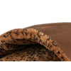 Cat Bed, Mocha And Leopard