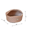 Cat Bed, Medium, Light Apricot