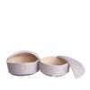 Cat Bed, Small, Pale Silver And Beige