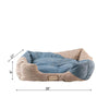 Soft Upholstery Cat Bed, Skid Free Nest Pet Bed, Puppy Beds
