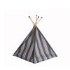 Cat Bed, Teepee Style With Striped Pattern