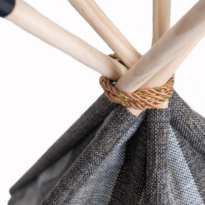 Cat Bed, Teepee Style With Striped Pattern