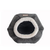 Cat Bed Gray Velvet