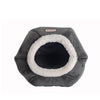 Cat Bed Gray Velvet