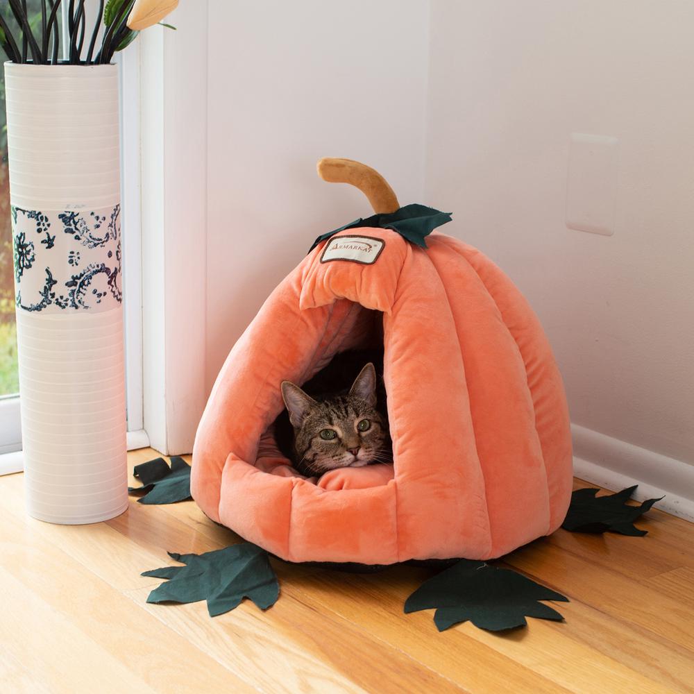 Cat Bed Pumpkin Shape