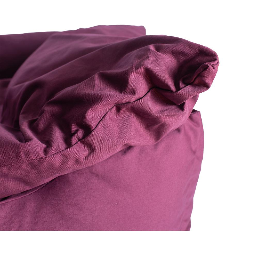 Medium Burgundy Bolstered Pet Bed
