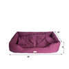 Medium Burgundy Bolstered Pet Bed