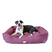 Extra Large Burgundy Bolstered Pet Bed