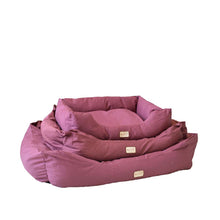 Extra Large Burgundy Bolstered Pet Bed
