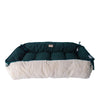 Large Laurel Green & Ivory Pet Bed And Mat