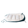 Extra Large Green & Ivory Pet Bed And Mat