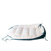 Extra Large Green & Ivory Pet Bed And Mat