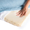 Soothing Blue Medium Bolstered Pet Bed With Memory Foam