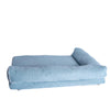 Soothing Blue Medium Bolstered Pet Bed With Memory Foam