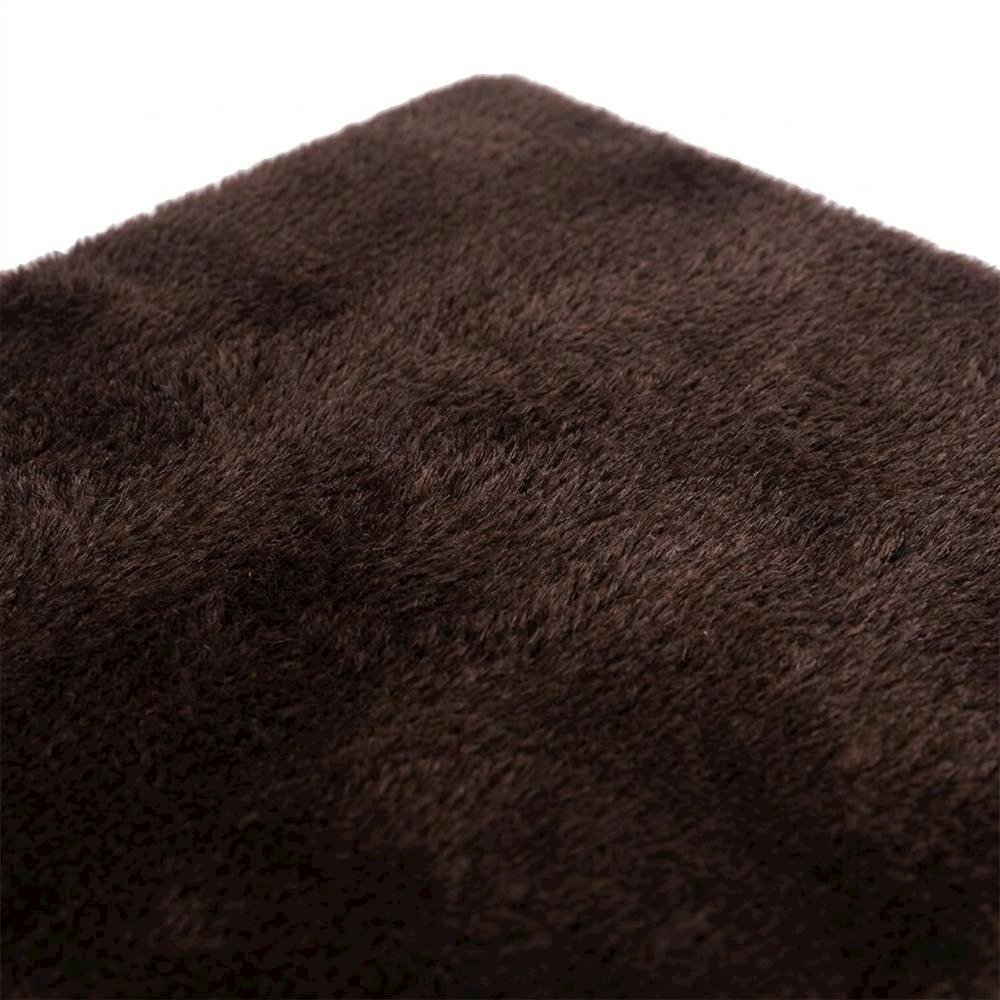 Faux Fur Cat Tree with Two-Door Condo, Four Levels and Sisal Posts