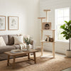 Wood Cat Tree with Seven-Level Platforms, Sisal Posts, Condo and Perches