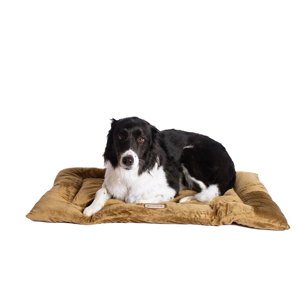 Large Pet Bed Mat With Poly Fill Cushion In Sage Green