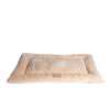 Large Pet Bed Mat With Poly Fill Cushion In Beige