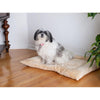 Medium Pet Bed Mat With Poly Fill Cushion In Beige