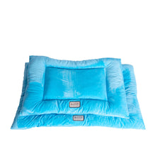 Large Pet Bed Mat With Poly Fill Cushion In Sky Blue