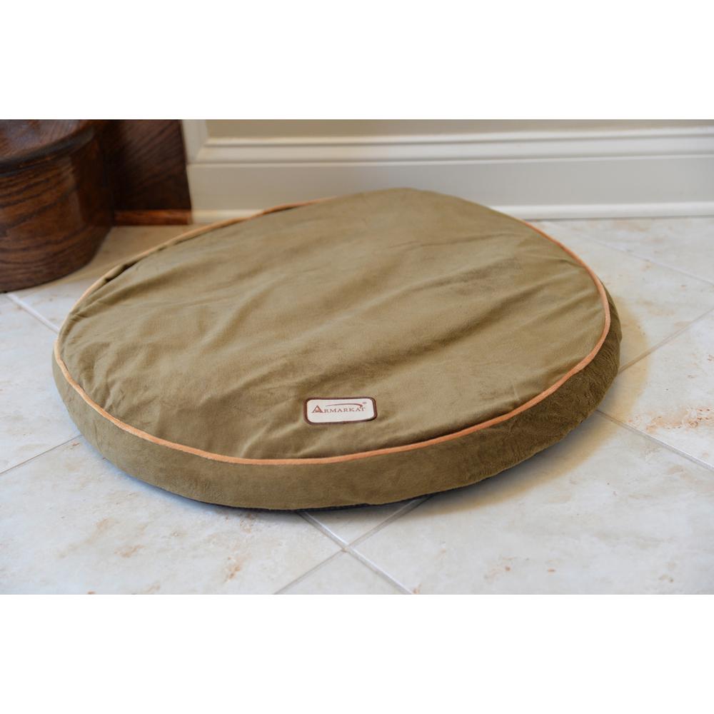 Pet Bed Pad With Poly Fill Cushion In Sage Green