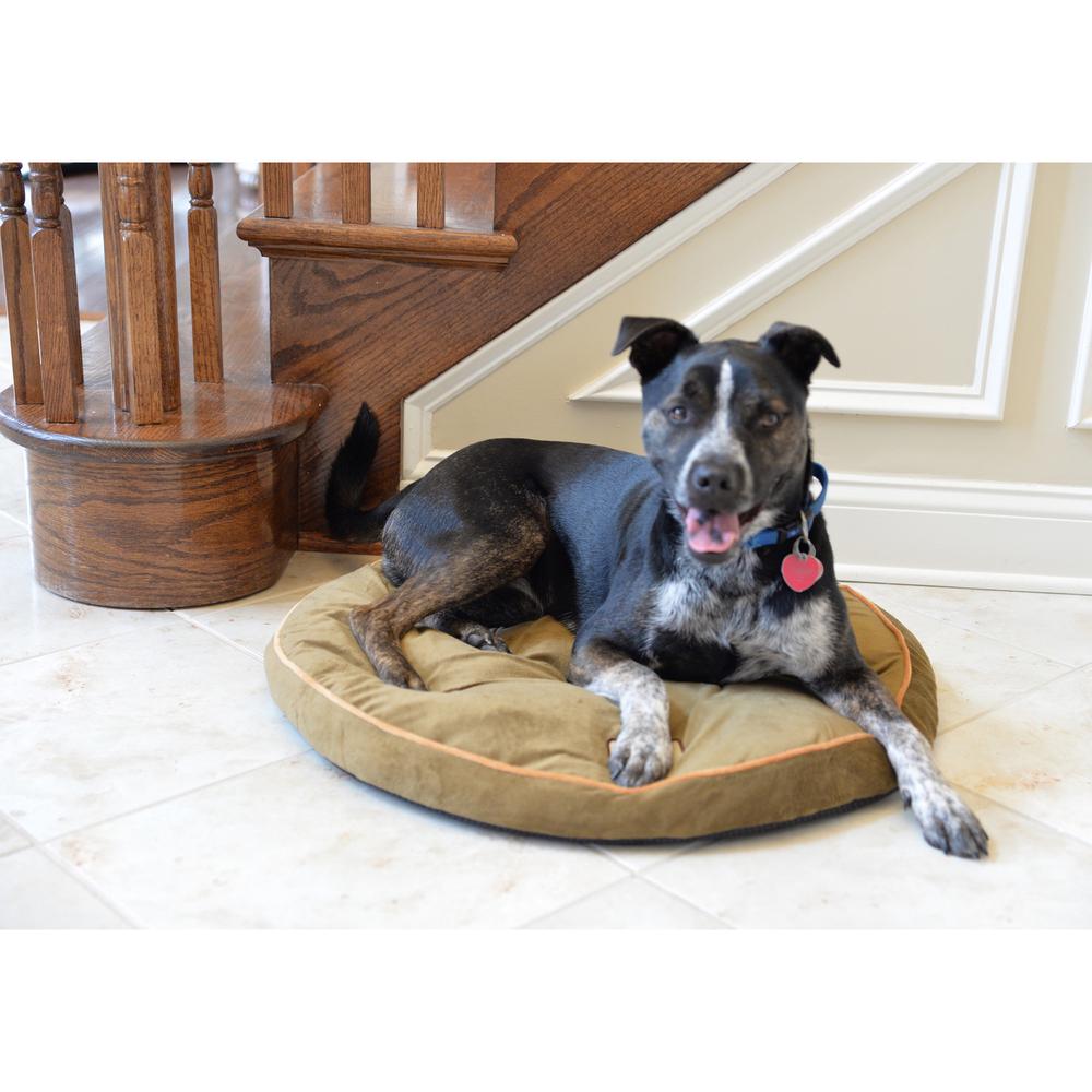 Pet Bed Pad With Poly Fill Cushion In Sage Green