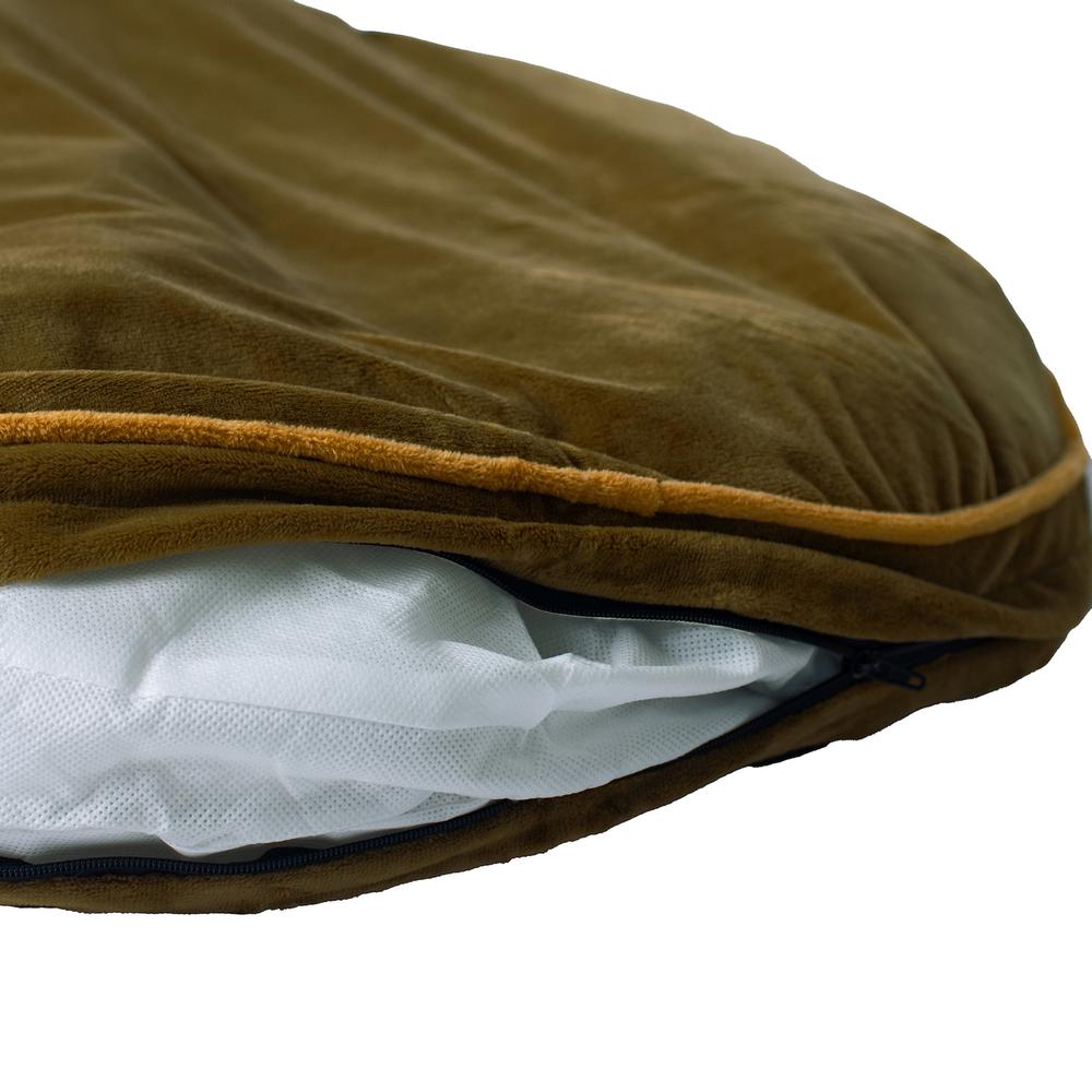 Pet Bed Pad With Poly Fill Cushion In Sage Green