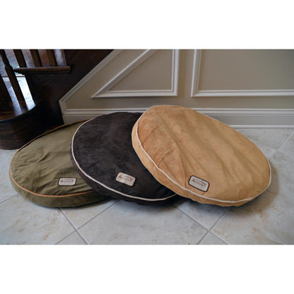 Pet Bed Pad With Poly Fill Cushion In Mocha