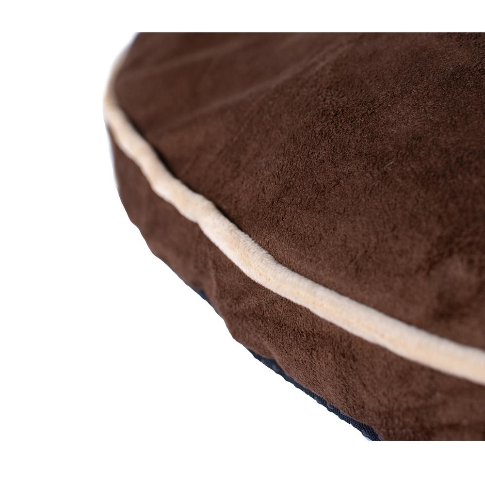 Pet Bed Pad With Poly Fill Cushion In Mocha