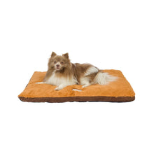 Medium Pet Bed Mat With Poly Fill Cushion In Mocha & Earth Brown