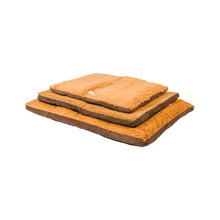 Extra Large Pet Bed Mat With Poly Fill Cushion In Mocha & Earth Brown