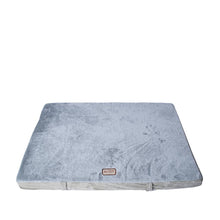 Large Memory Foam Orthopedic Pet Bed Mat In Gray & Sage Green