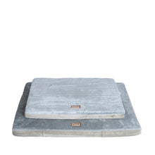 Medium Memory Foam Orthopedic Pet Bed Mat In Sage Green & Gray