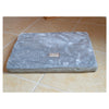 Small Memory Foam Orthopedic Pet Bed Mat In Gray & Sage Green