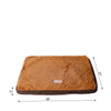 Large Memory Foam Orthopedic Pet Bed Mat In Mocha & Earth Brown