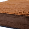 Large Memory Foam Orthopedic Pet Bed Mat In Mocha & Earth Brown