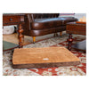 Small Memory Foam Orthopedic Pet Bed Mat In Mocha & Earth Brown