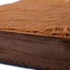 Small Memory Foam Orthopedic Pet Bed Mat In Mocha & Earth Brown