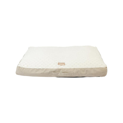 Large With Handle, Dog Crate Mat With Poly Fill Cushion & Removable Cover