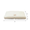 Large With Handle, Dog Crate Mat With Poly Fill Cushion & Removable Cover