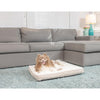 Medium With Handle, Dog Crate Mat With Poly Fill Cushion & Removable Cover