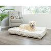 Extra Large With Handle, Dog Crate Mat With Poly Fill Cushion & Removable Cover