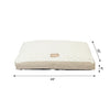 Extra Large With Handle, Dog Crate Mat With Poly Fill Cushion & Removable Cover