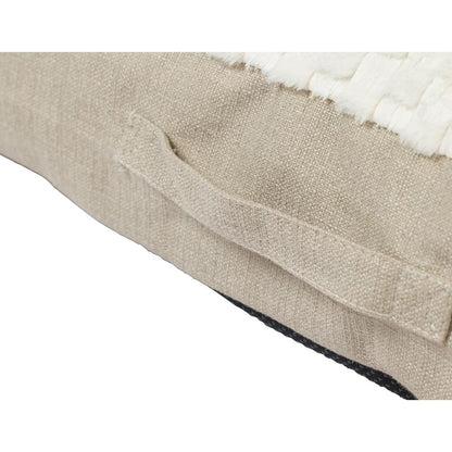 Extra Large With Handle, Dog Crate Mat With Poly Fill Cushion & Removable Cover