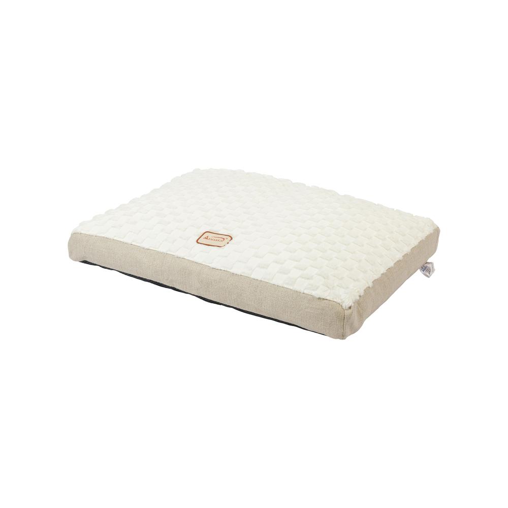 Extra Large With Handle, Dog Crate Mat With Poly Fill Cushion & Removable Cover