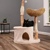 Classic Real Wood Cat Tree, 32-Inch Beige