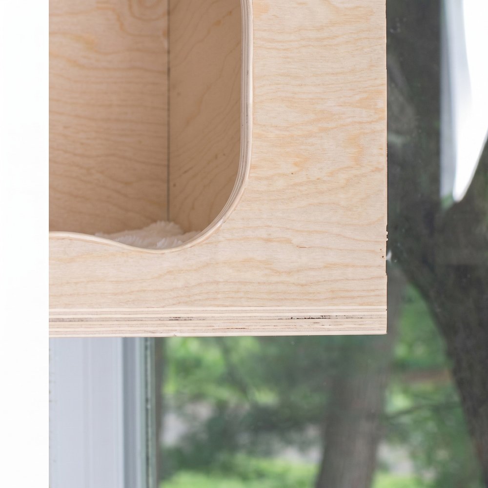 Bison Pets Tall Cat Tree with Five-Level Scots Pine Condo, Natural Beige